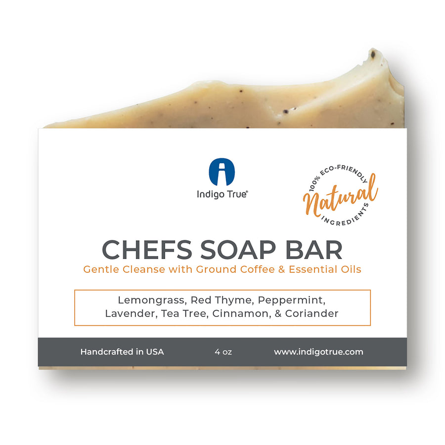 Chefs Soap Bar - Ground Coffee and Essential Oils (4oz)