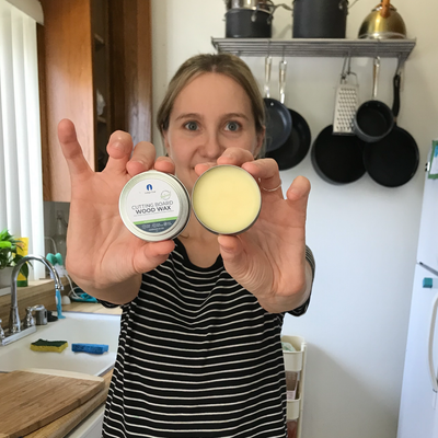 Cutting Board Wood Wax - Rosemary & Lemon (1oz)