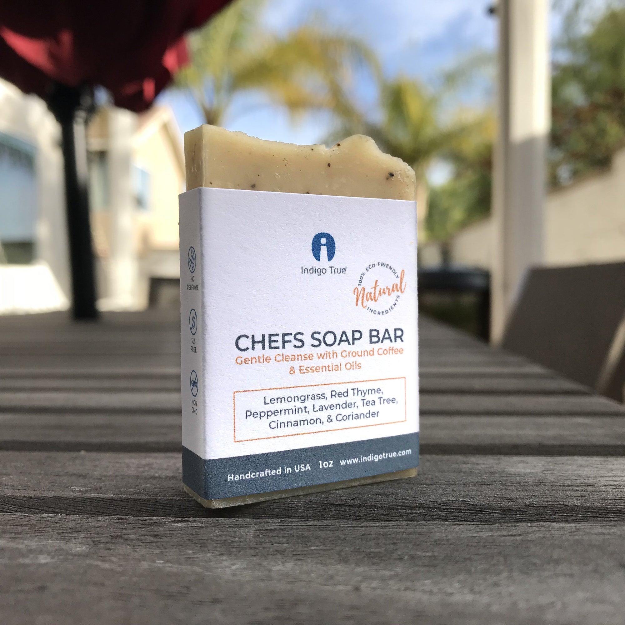 Chefs Soap Bar - Ground Coffee and Essential Oils (1oz)