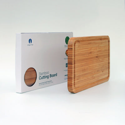 Small Bamboo Cutting Board - Indigo True