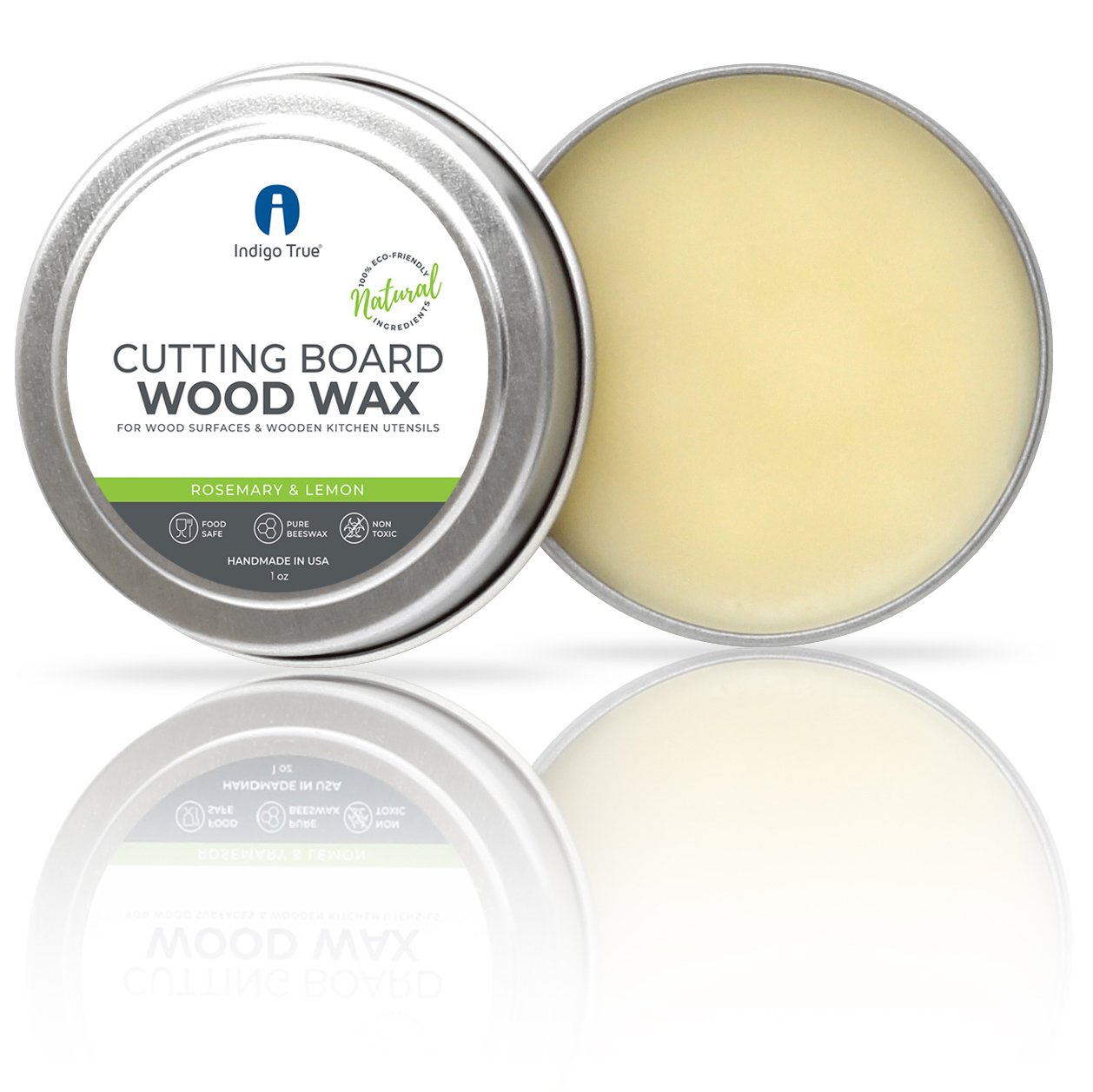 Cutting Board Wood Wax - Rosemary & Lemon (1oz)